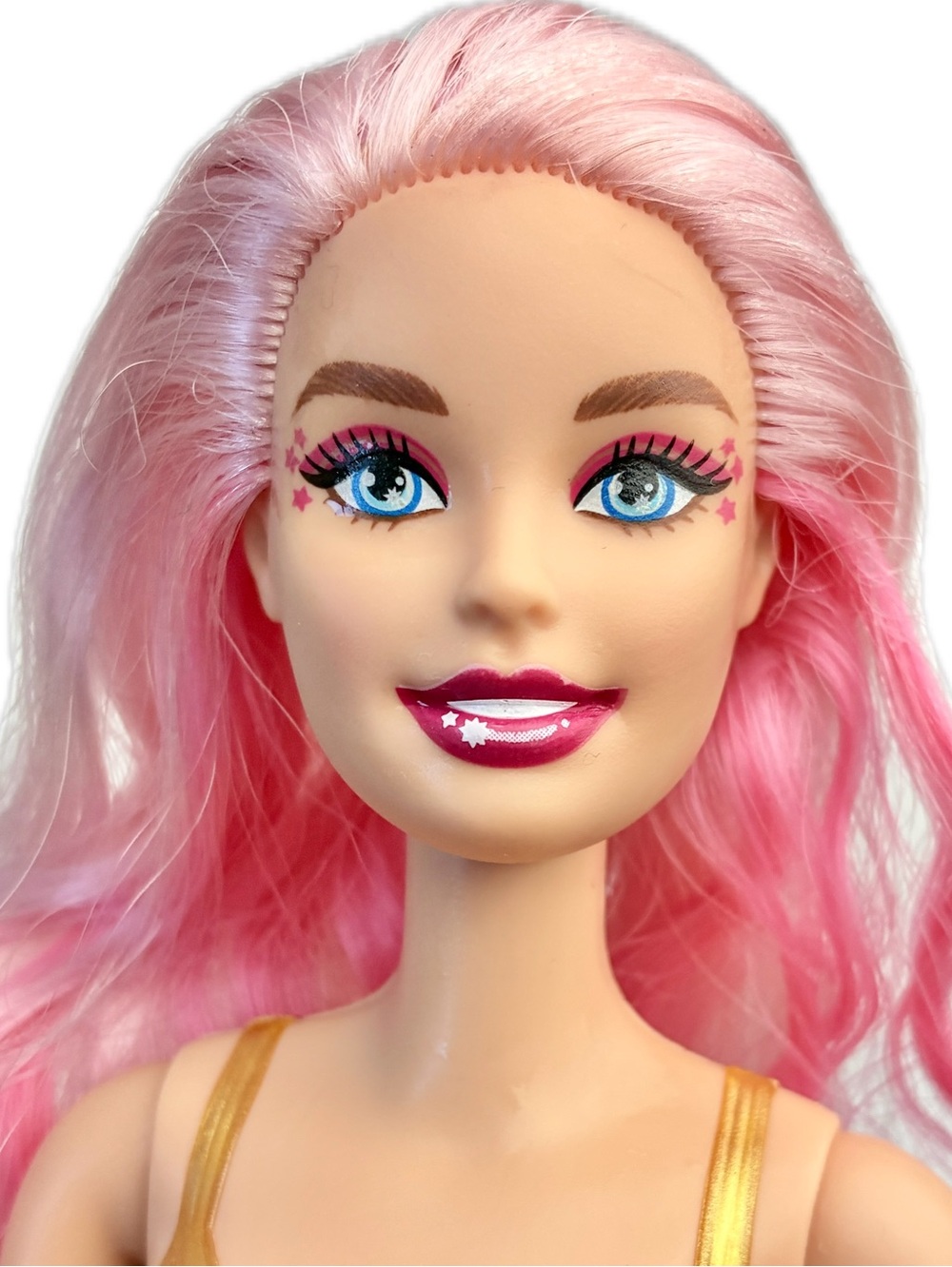 Barbie Cutie Reveal Doll Snowflake Sparkle Deer Color Change Makeup